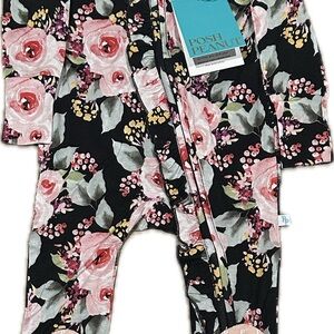 3-6 Posh Peanut Milana Ruffled Footie